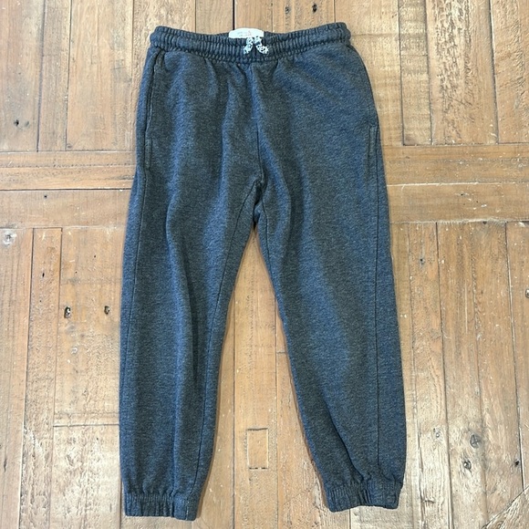 Zara gray cropped pull on jogger sweat pants - Picture 1 of 6